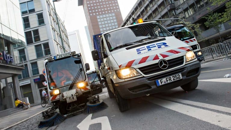 Werbefotografie für die Strassenreinigung