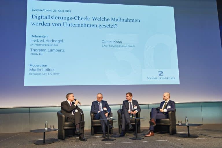 Pressefotos und Berichterstattung Finanzsymposium - Podiumsdiskussion