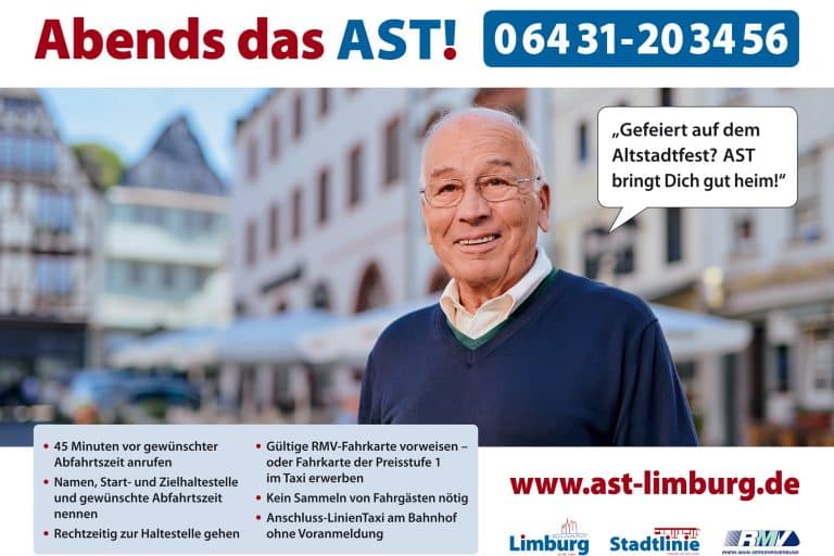 Älterer Mann in der Stadt