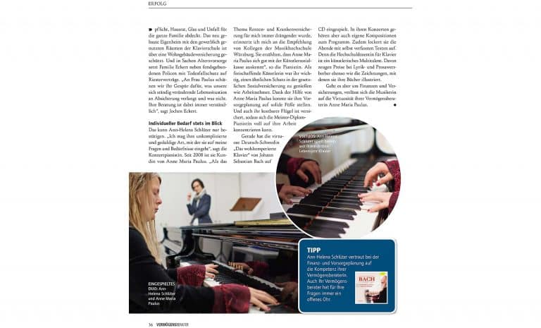 Kundenmagazin Vermoegensberatung - Fotograf in Schwerin -